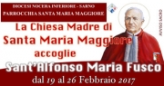 Continua la peregrinatio delle spoglie di SantAlfonso Maria Fusco 