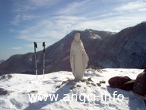 la vetta del Monte Cerreto