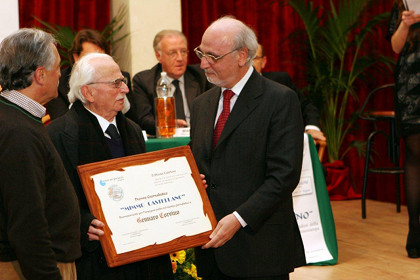 Gennaro Corvino al premio Mimmo Castellano